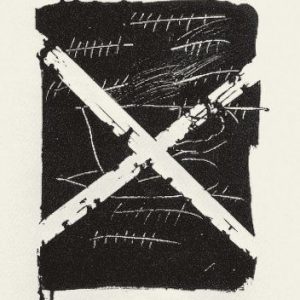 TAPIES- Litografia numerada y firmada "Llambrec 8"